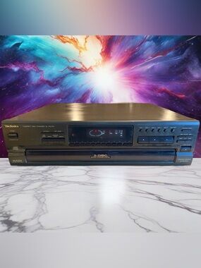 TECHNICS 5-DISC COMPACT DISC CHANGER PLAYER MODEL SL-PD787 SERVICED NEW BELTS🔥
